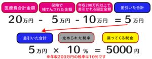 医療費控除　計算