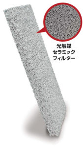 光触媒セラミックフィルター